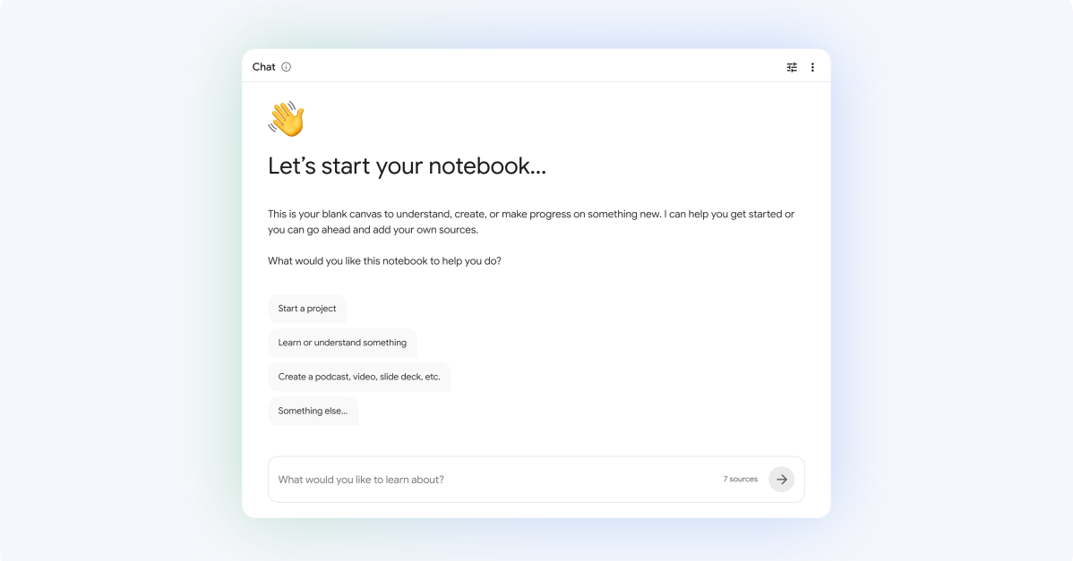 NotebookLM’s Gemini 3.5 upgrade adds a cloud computer and help finding sources