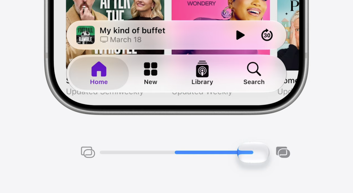 Apple is tweaking its controversial Liquid Glass design