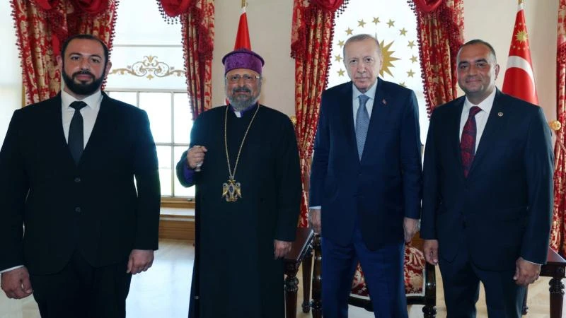 Էրդողանը հանդիպել է Թուրքիայի Հայոց Պատրիարք, Սահակ արքեպիսկոպոս Մաշալյանի հետ