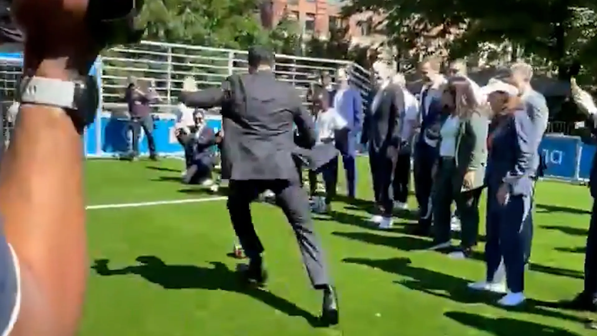 Mamdani scores goal at World Cup presser