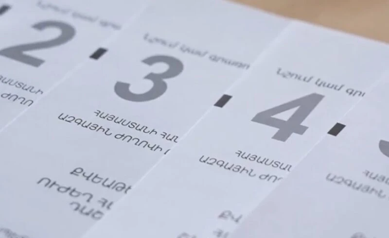 1/15 ընտրատեղամասում վերահաշվարկի արդյունքում 19 քվեաթերթիկներից 7-ը ճանաչվել է վավեր