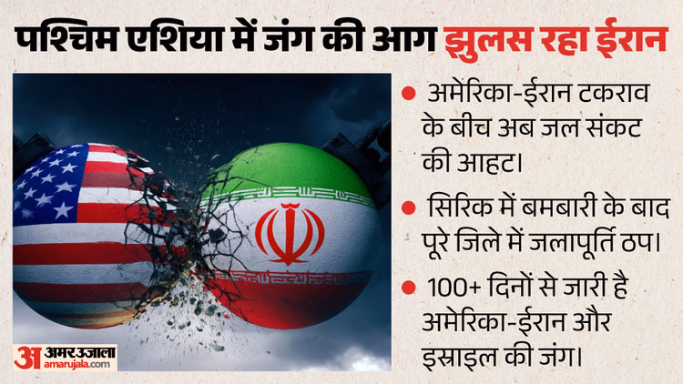 जंग के बीच अब पानी पर निशाना: ईरान के सिरिक में अमेरिकी बमबारी के बाद जलापूर्ति ठप, संकट और गहराने की आशंका