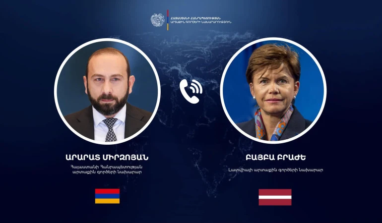 Միրզոյանը Լատվիայի ԱԳ նախարարին շնորհակալություն է հայտնել ՀՀ–ից ծաղիկների խմբաքանակի արտահանման համար