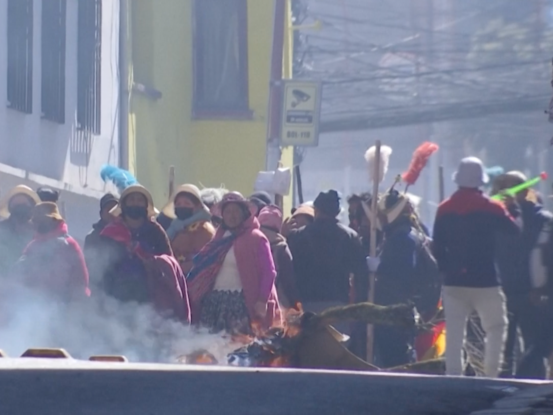 Bolivian farmers clash with police as ex-president vows resistance