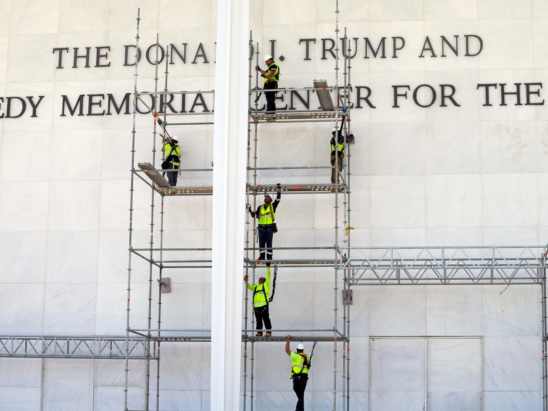 Donald Trump’s name removed from Kennedy Center