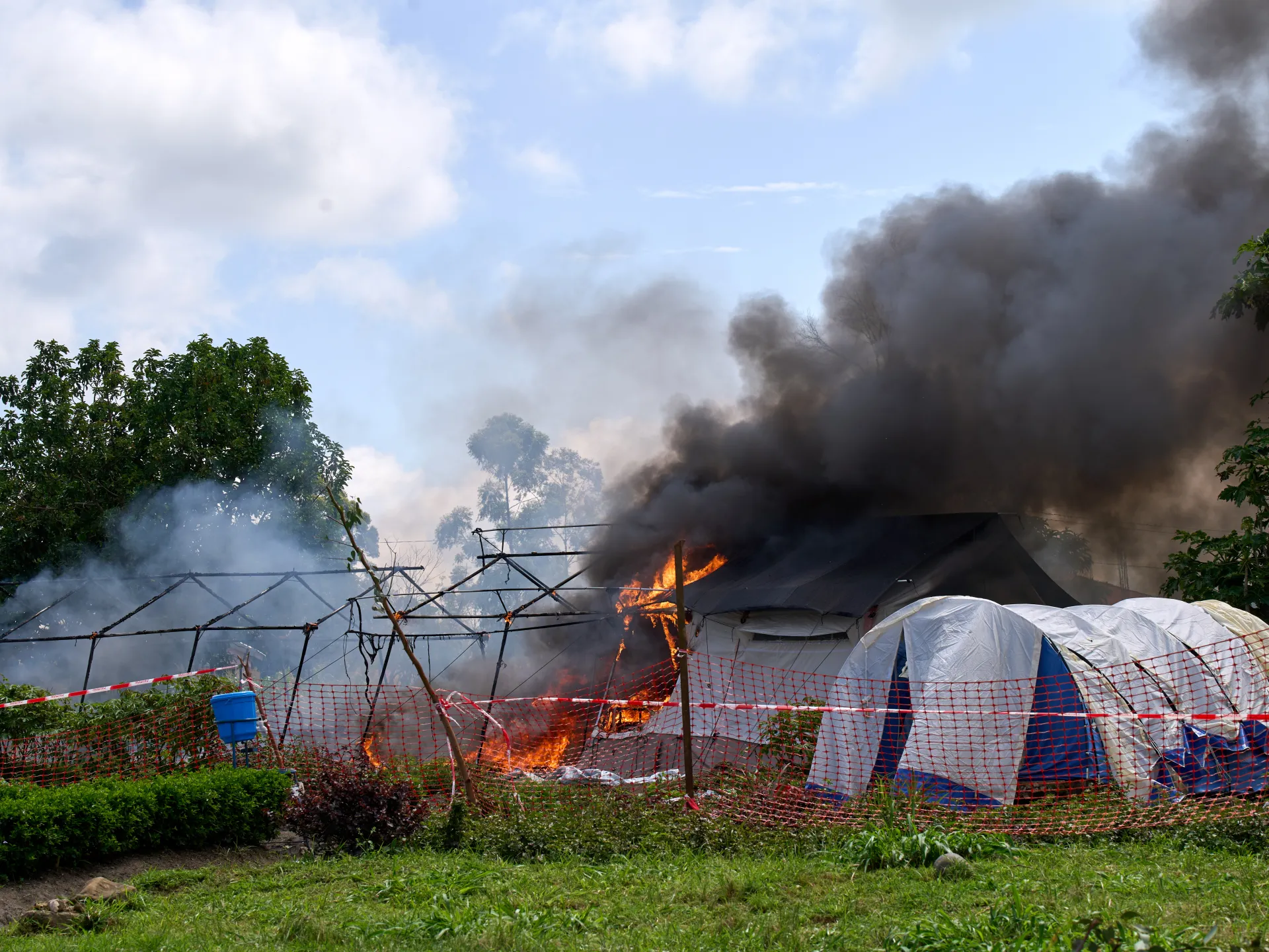 Ebola tensions rise as treatment centre torched in DR Congo’s Ituri
