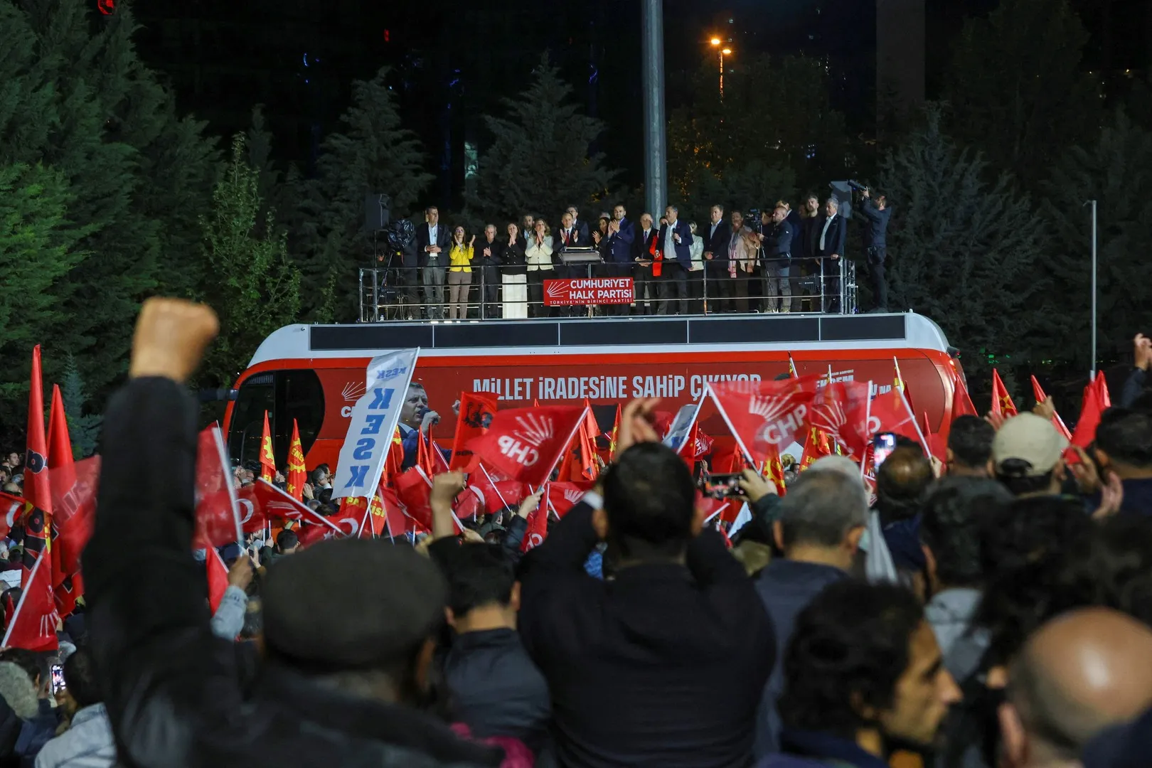 Turkish opposition leader vows to stay after court ousts him