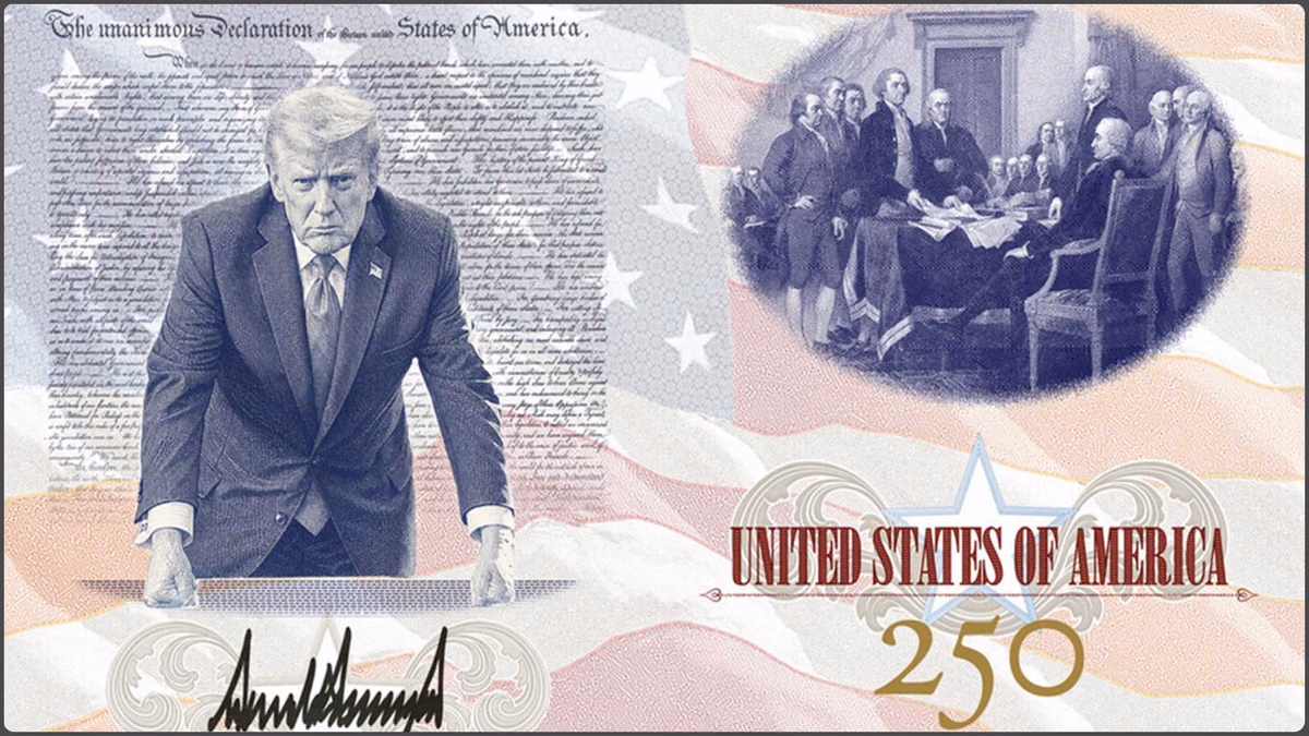New US Passport: 'स्वागत है, लेकिन अच्छे से रहना!' स्लोगन के साथ ट्रंप ने दिखाया नए अमेरिकी पासपोर्ट का डिजाइन