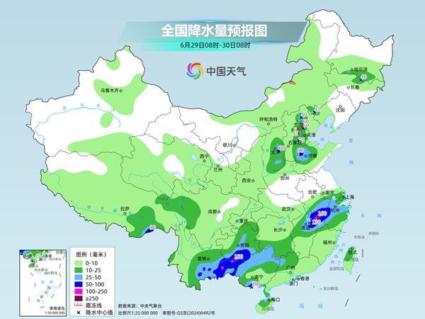 南方新一轮强降雨过程登场 北方多地高温天气发展增多
