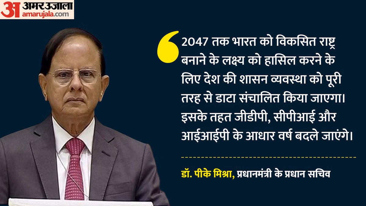 विकसित भारत लक्ष्य: प्रधानमंत्री के प्रधान सचिव बोले- डाटा आधारित होगी शासन व्यवस्था, GDP-CPI पर क्या बोले?