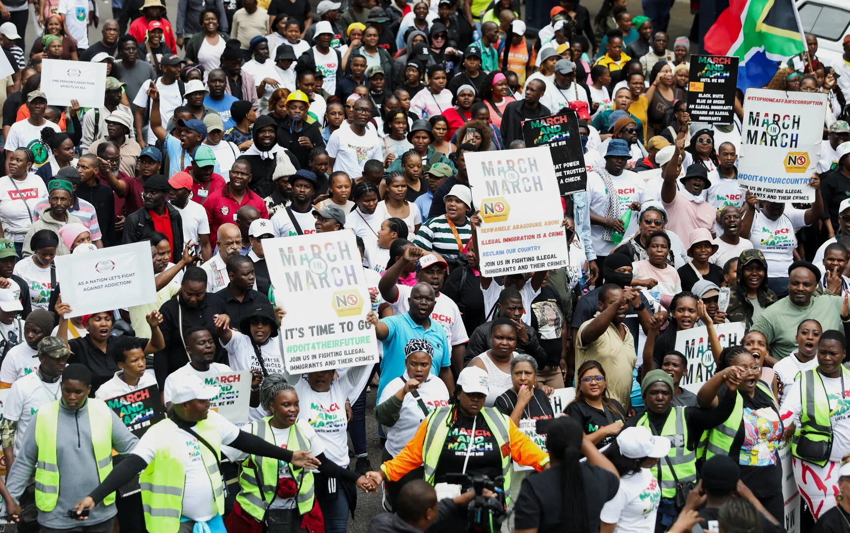 Fear grows in Johannesburg market as anti-migrant ‘deadline’ looms