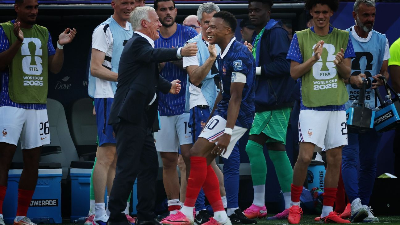 Mbappé sets record to lead France past Sweden
