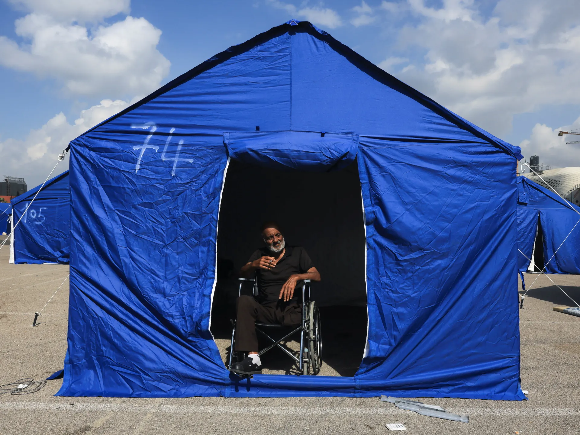 Displaced Lebanese amputee asks ‘where am I supposed to go’?