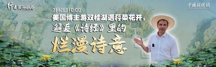 直播：行走美丽画卷｜美国博主游双桂湖遇荇菜花开，邂逅《诗经》里的烂漫诗意
