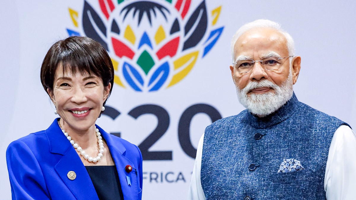Japan PM India Visit LIVE: पीएम मोदी ने जापानी समकक्ष ताकाइची से की मुलाकात, राष्ट्रपति भवन में भव्य स्वागत