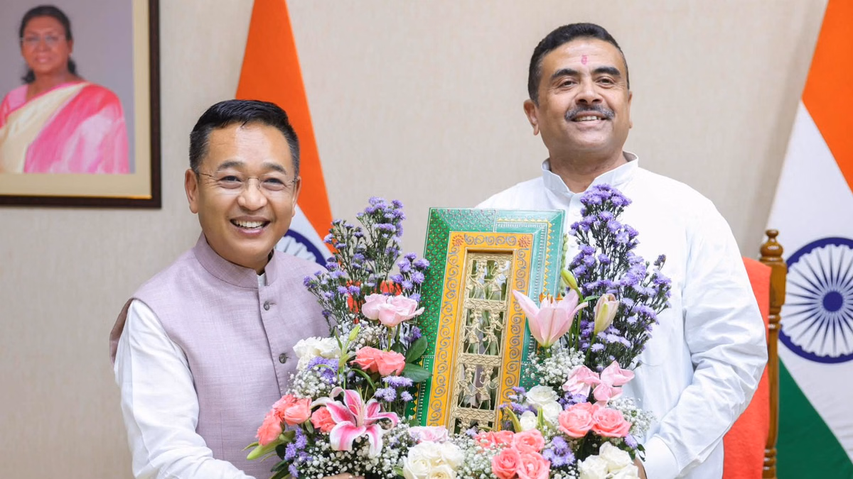 सिक्किम-बंगाल के रिश्तों को नई रफ्तार?: शुभेंदु से मिले प्रेम तमांग, तीस्ता ड्रेजिंग व इन मुद्दों पर बनी सहमति