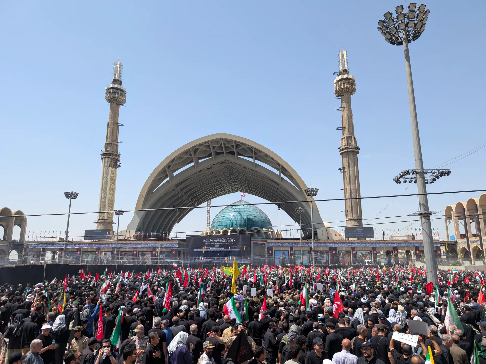 Iran promotes message of continuity and revenge at Khamenei commemoration