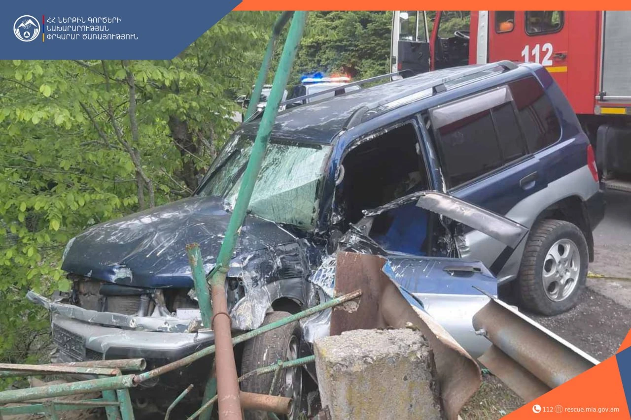 ДТП на автодороге Дилижан — Ванадзор: есть пострадавший