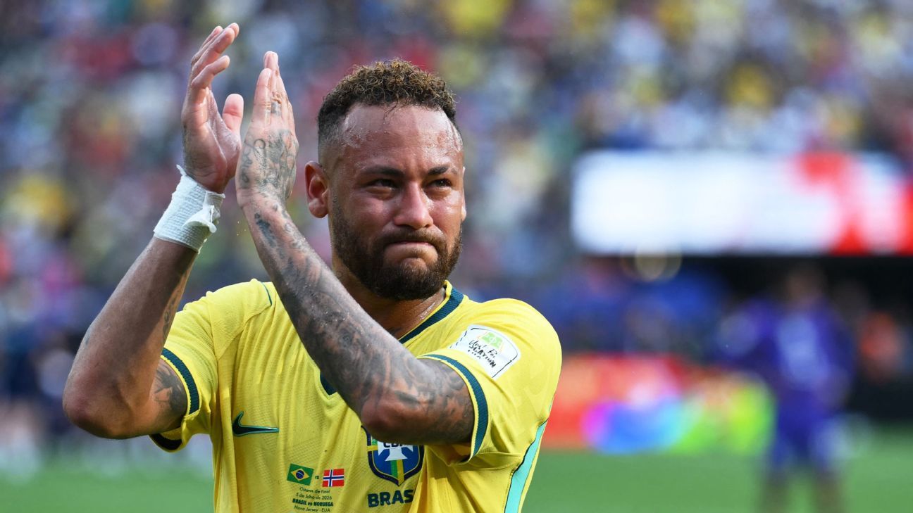 Tearful Neymar retires from Brazil after WC exit