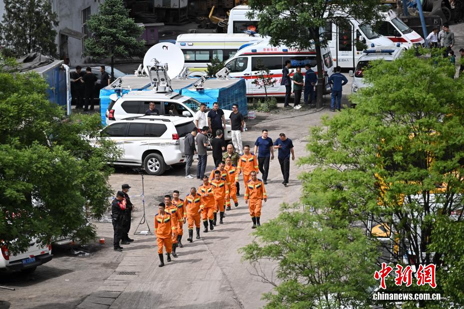 直击山西沁源留神峪煤矿瓦斯爆炸事故救援现场