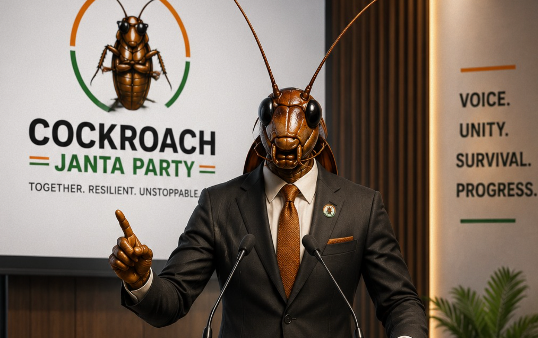 Cockroach Janta Party’s founder says Indian government took website down