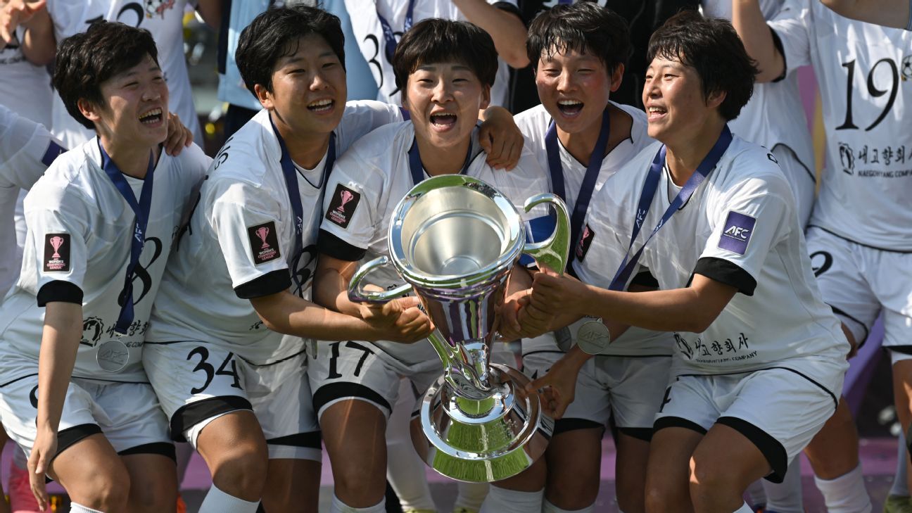 North Korean side lift Asian Women's CL trophy
