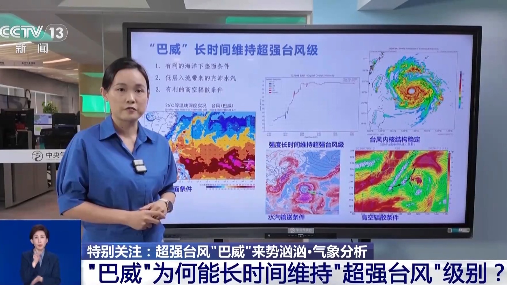 “巴威”为何能长时间维持超强台风级别？