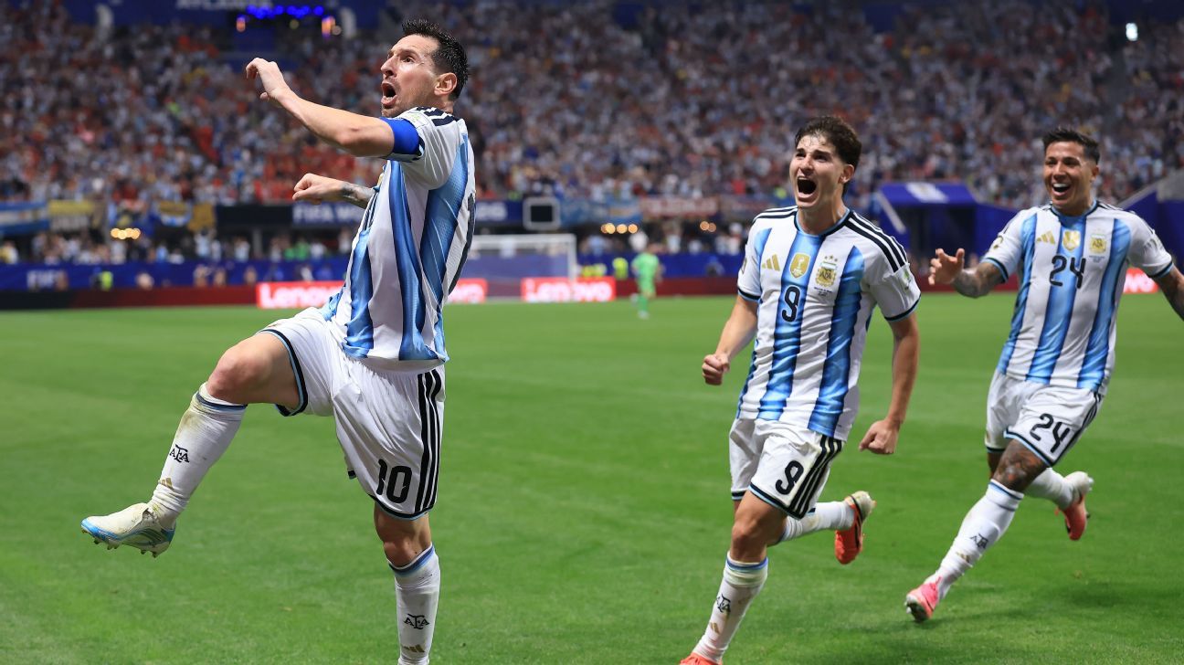 Where would Argentina be if not for Messi? On a fl...