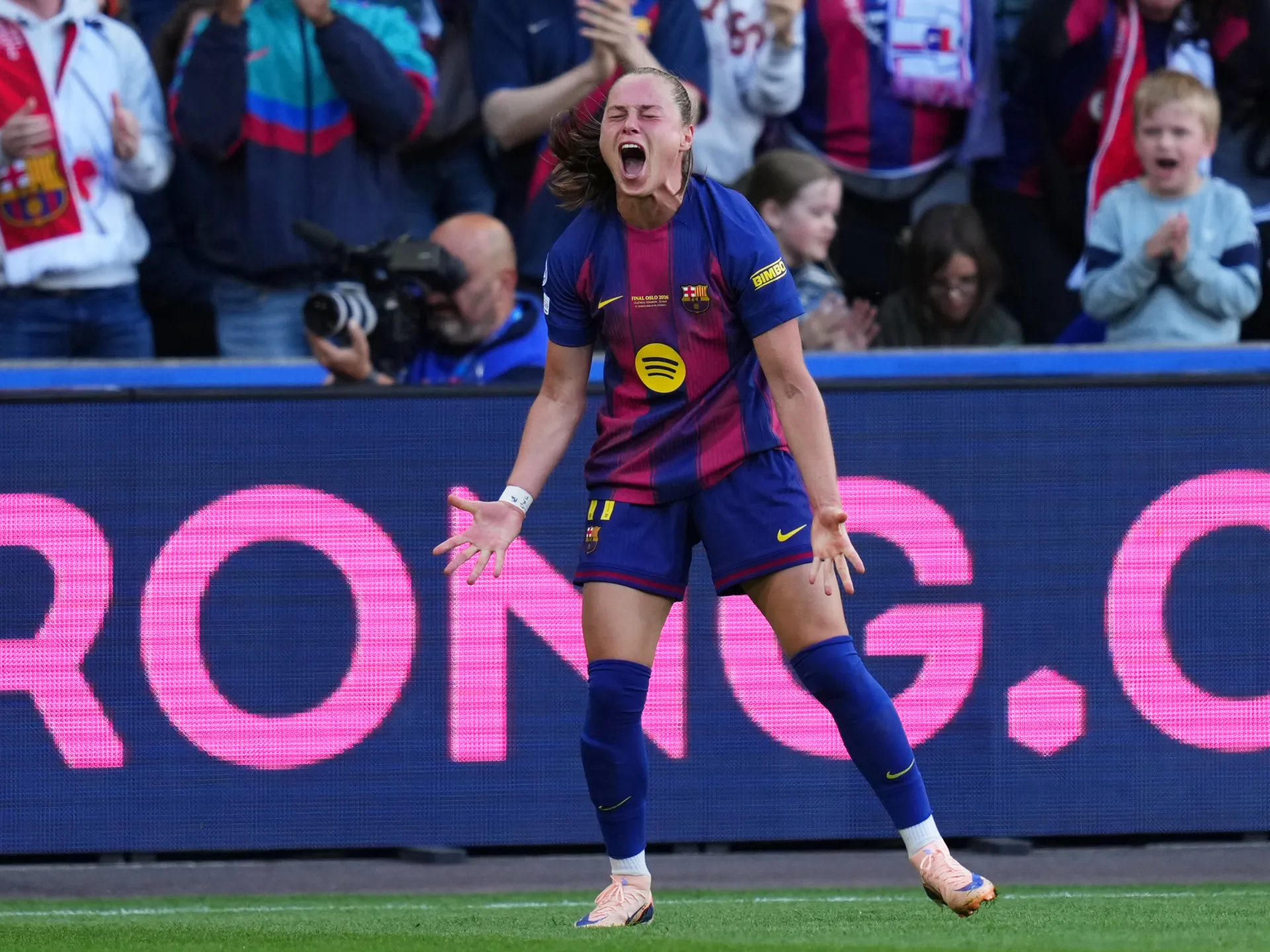 Barcelona beat Lyon 4-0 to claim Women’s Champions League