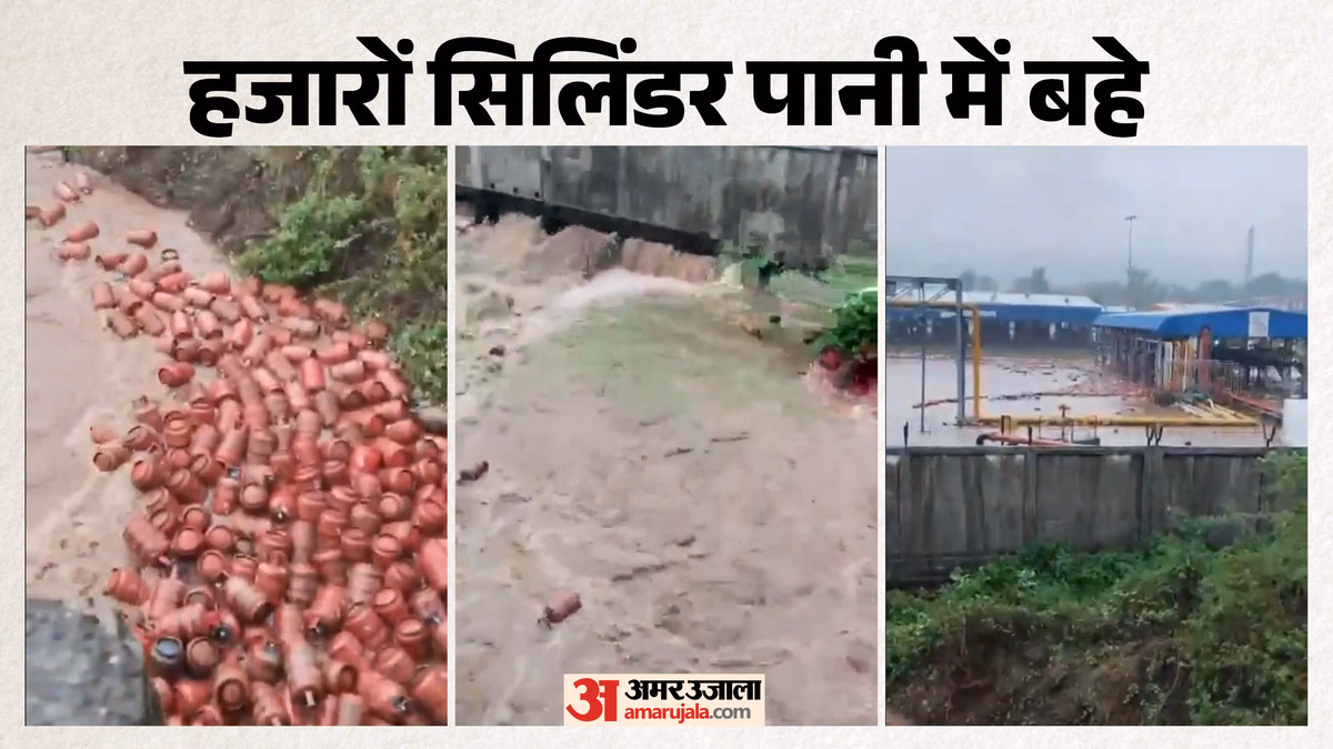 महाराष्ट्र: बाढ़ में बह गए हजारों गैस सिलिंडर, सोशल मीडिया पर पुष्पा से हुई तुलना; कलेक्टर ने क्या कहा?