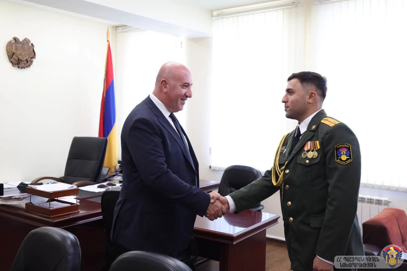 Արտերկրում կրթություն ստացած կուրսանտները նշանակվել են սպայական պաշտոնների