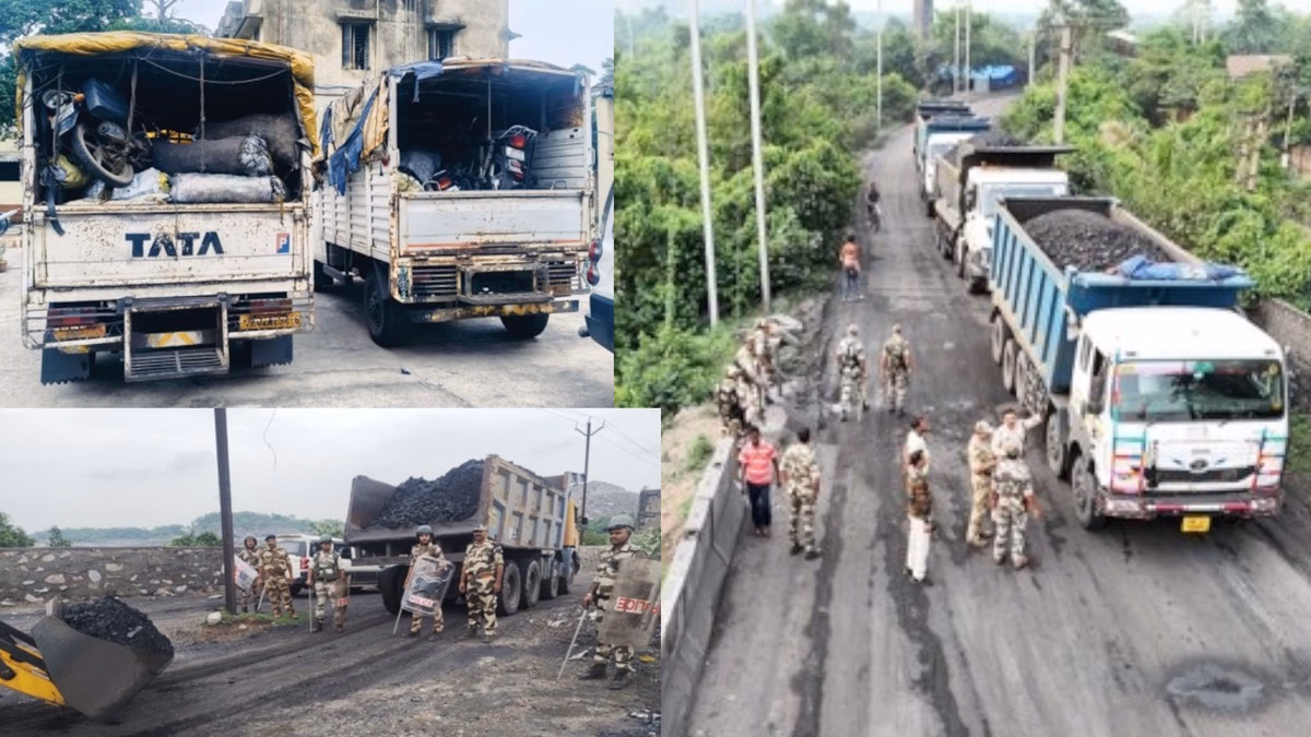 CISF: खुफिया ऑपरेशन के तहत सीआईएसएफ की झारखंड-बंगाल में रेड, 428 मीट्रिक टन अवैध कोयला बरामद