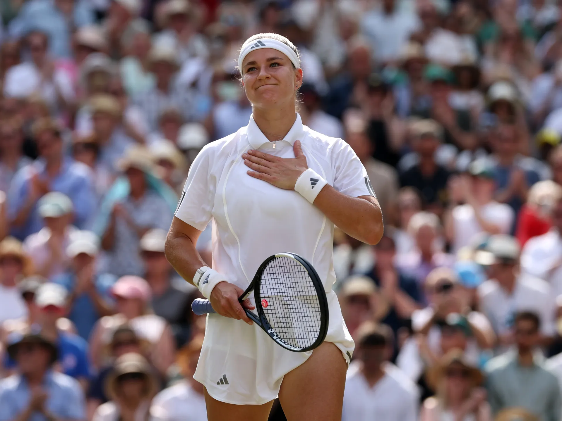 Muchova beats Gauff in tie-break thriller to reach first Wimbledon final