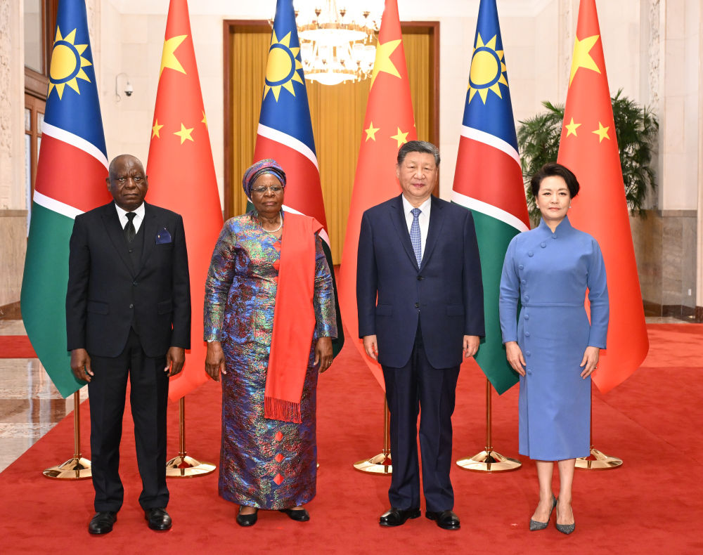 新华图讯丨习近平同纳米比亚总统恩代特瓦会谈