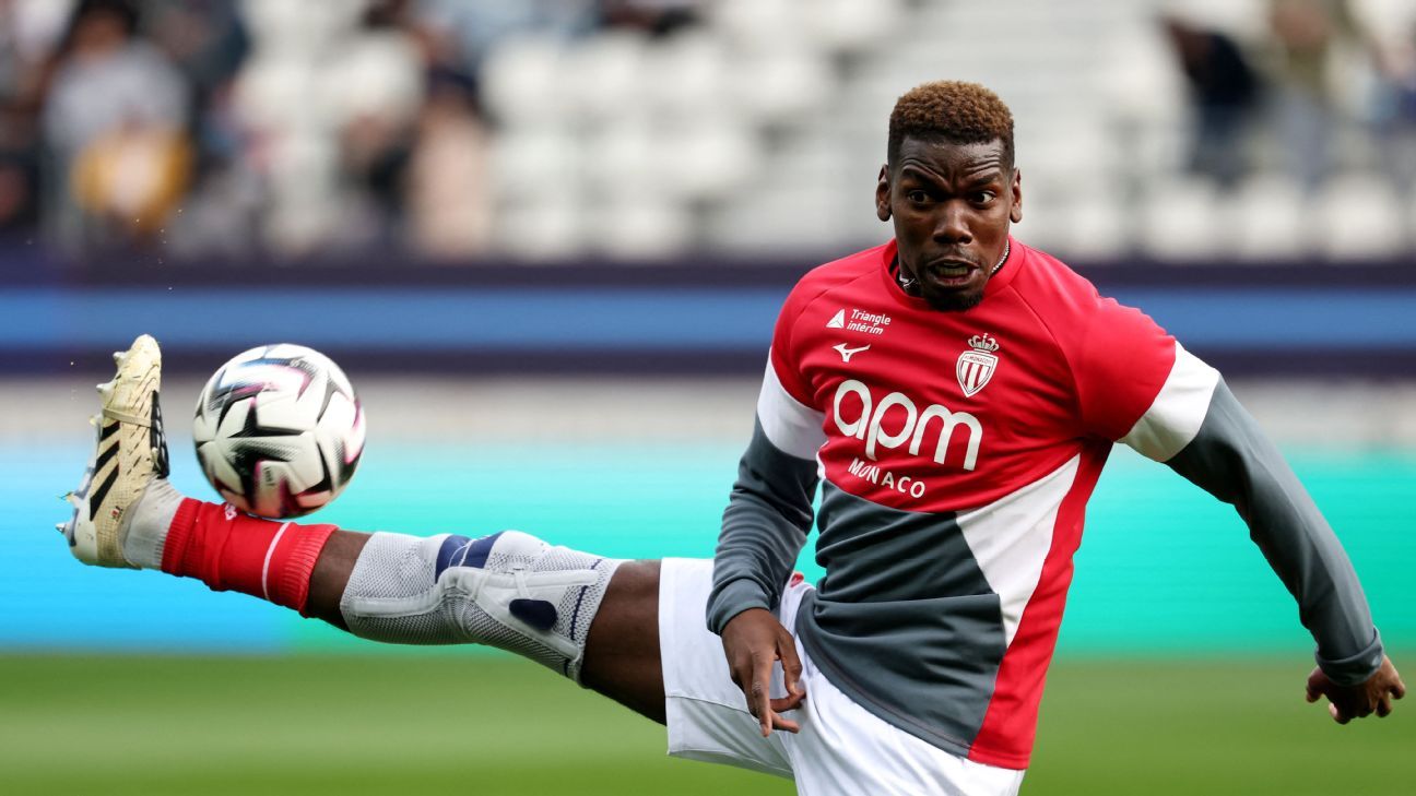 Monaco chief casts doubt on Paul Pogba's future