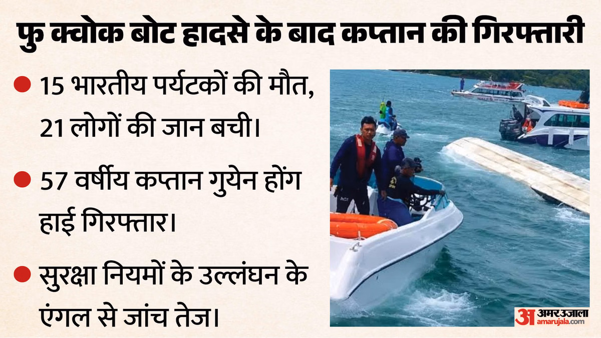 वियतनाम में क्यों डूबी भारतीय पर्यटकों की नाव?: 15 मौतों के बाद कप्तान गिरफ्तार, जांच में खुलेंगे हादसे के राज