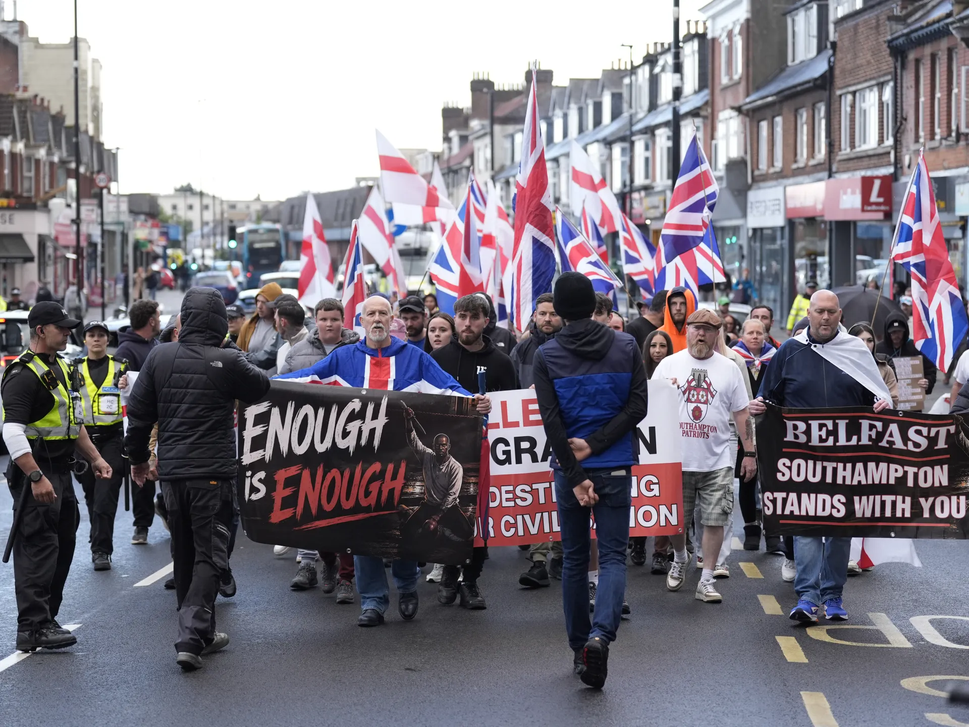UK arrests 12 over extreme right-wing ‘terror’ threat to Muslim event