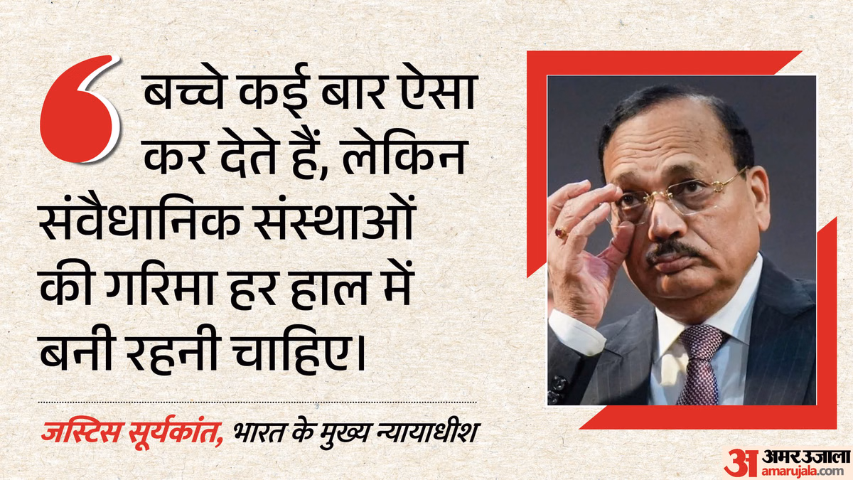 'बच्चे कई बार ऐसा कर देते हैं': युवा वकील की अभद्रता पर CJI सूर्यकांत ने तोड़ी चुप्पी, जानें और क्या कहा?