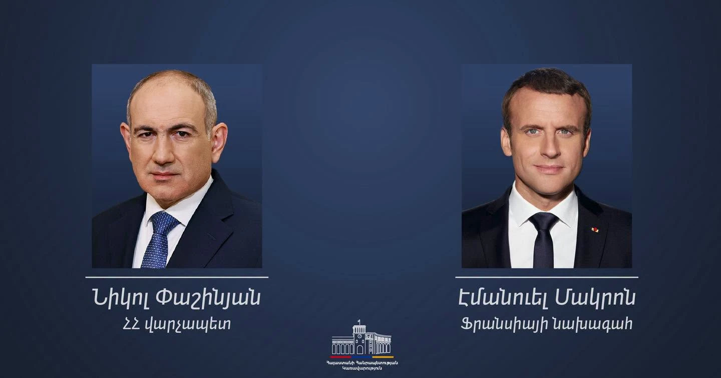 Փաշինյանը շնորհավորել է Էմանուել Մակրոնին