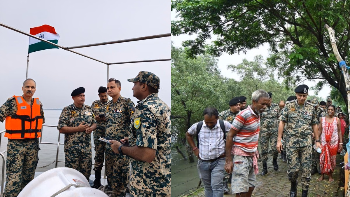 BSF: भारत-बांग्लादेश सीमा के तटीय क्षेत्रों में पहुंचे बीएसएफ डीजी, सीमा सुरक्षा ग्रिड की समीक्षा की