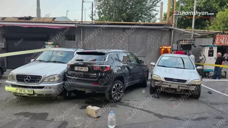 Կադրեր՝ Վաղարշյանում տեղի ունեցած ծեծկռտուքից եւ կրակոցներից