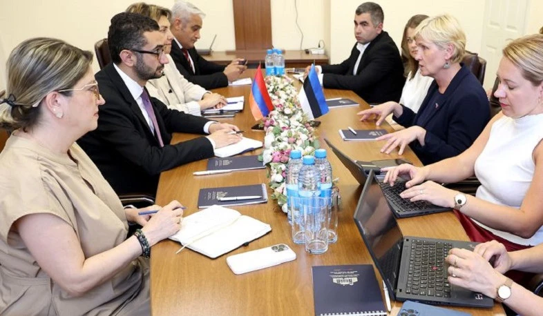 Արմեն Ղազարյանն ընդունել է Էստոնիայի միջազգային զարգացման կենտրոնի ղեկավար կազմին