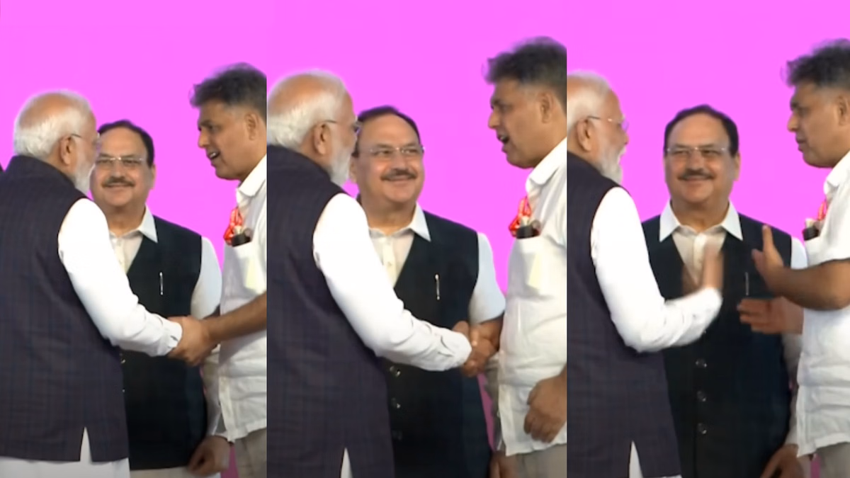 PM Modi-Manish Tewari Video: जब कांग्रेस सांसद ने थामा पीएम मोदी का हाथ! गपशप के गवाह बने नड्डा, वीडियो वायरल