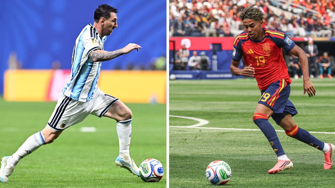 Who wins in the World Cup final battle between Mes...