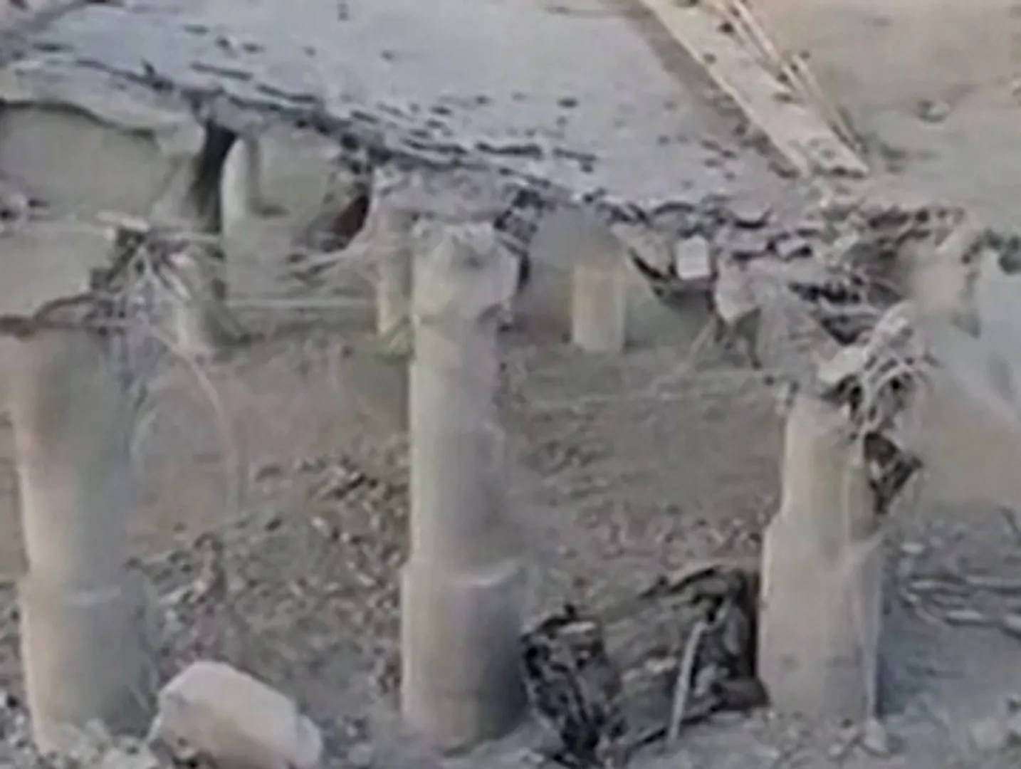 Damage visible at Iran bridges and water plant after US attacks