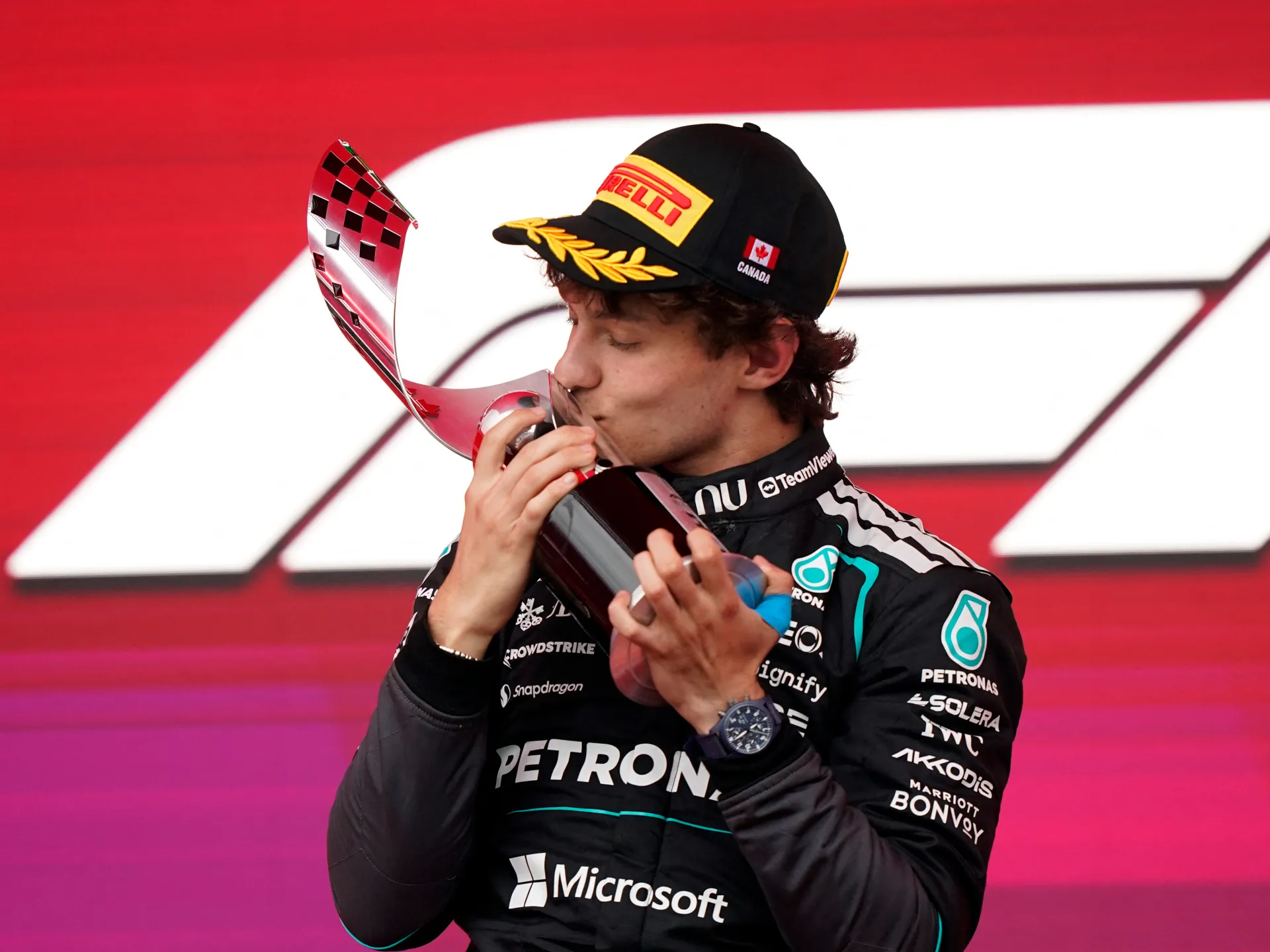 Mercedes teen Antonelli wins Canadian GP for fourth straight F1 victory