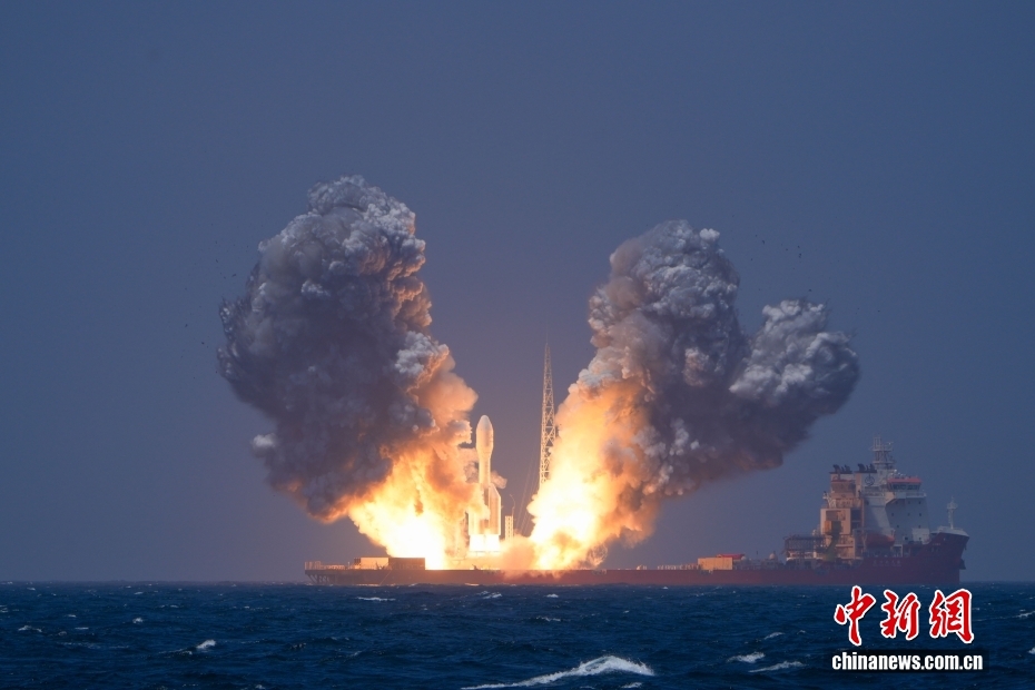 一箭九星 引力一号遥四运载火箭发射成功