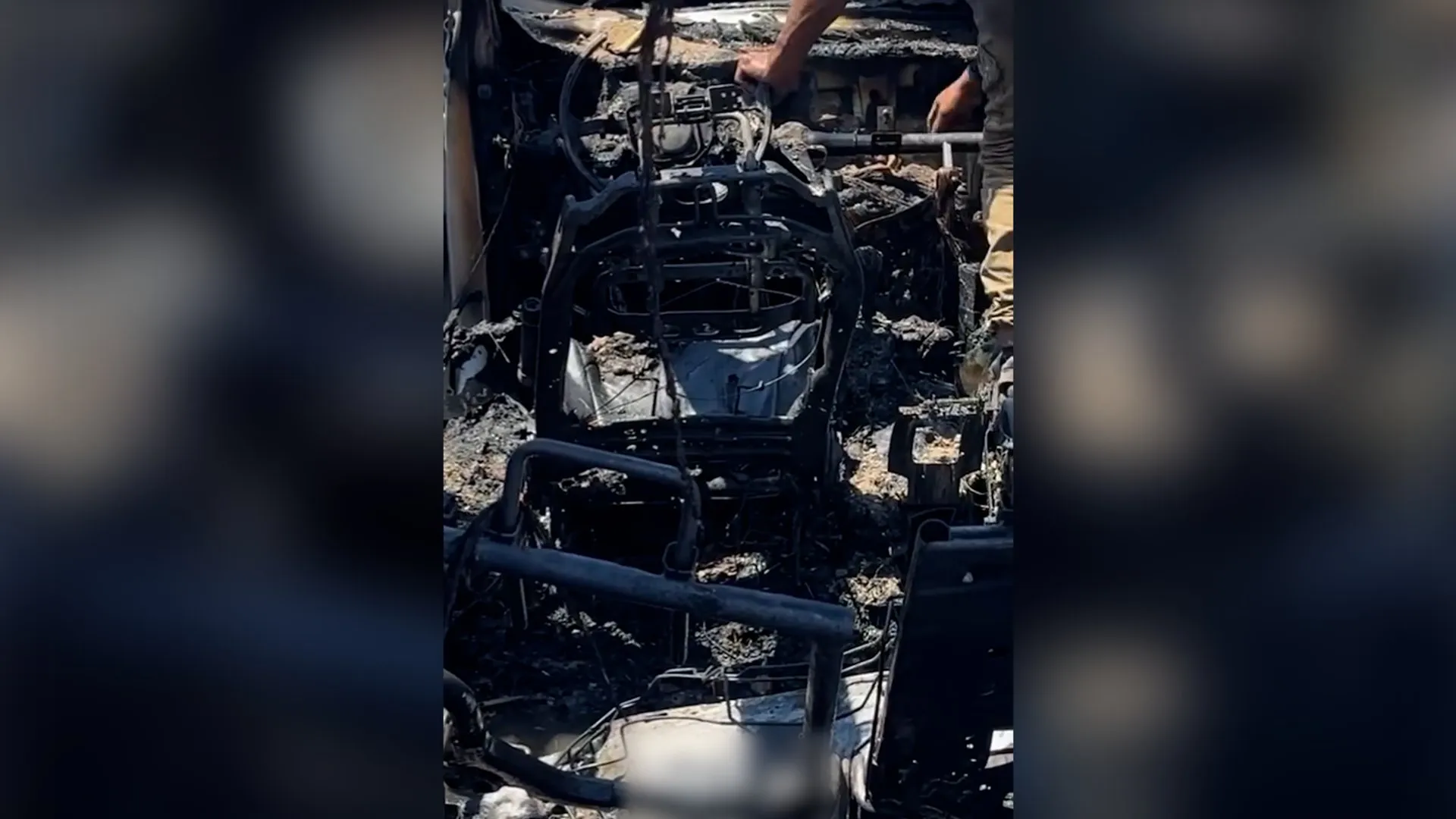 Israeli strike leaves two Palestinians burnt beyond recognition