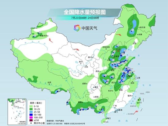 华北东北等地强对流天气频繁 南方高温桑拿天发展增多