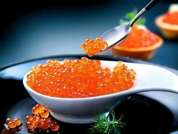 Красная икра питательный и вкусный продукт